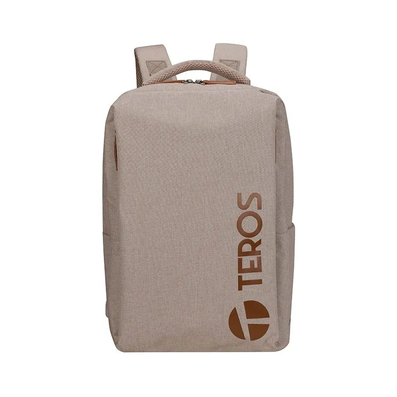 Mochila Teros City III TE-9046BG Beige para Laptop de hasta 15.6" con Puerto USB — foto 2