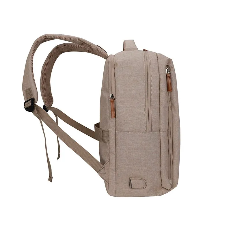 Mochila Teros City III TE-9046BG Beige para Laptop de hasta 15.6" con Puerto USB — foto 3