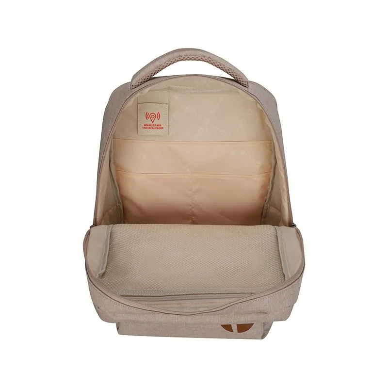 Mochila Teros City III TE-9046BG Beige para Laptop de hasta 15.6" con Puerto USB — foto 5