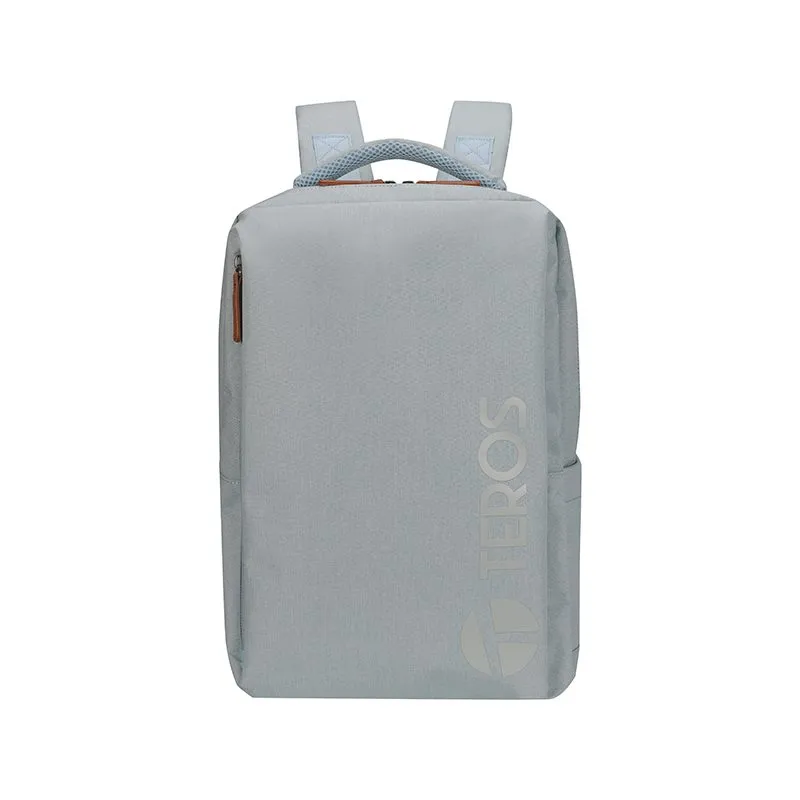 Mochila Teros City III TE-9047SK Celeste para Laptop de hasta 15.6" con Puerto USB — foto 2