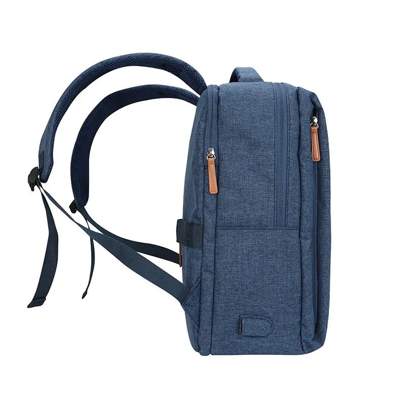 Mochila Teros City III Navy TE-9048NV Azul para Laptop de hasta 15.6" con Puerto USB — foto 3