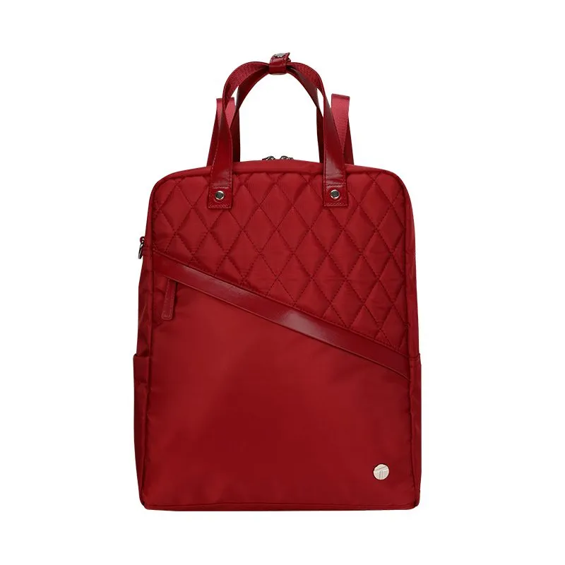 Mochila Teros Roseann II TE-9049RD Rojo para Laptop de hasta 14.1" con Puerto USB — foto 2