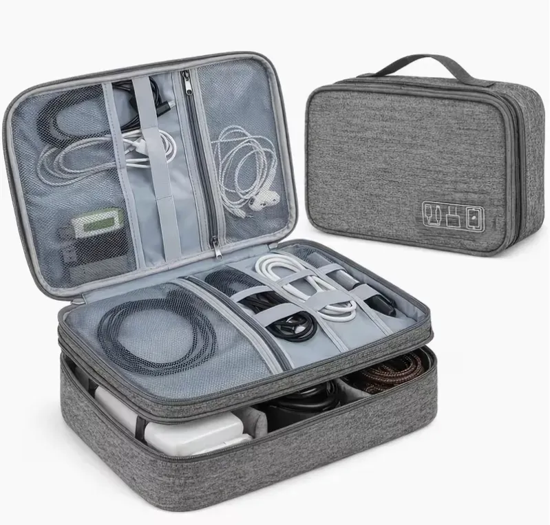 Bolso Portacables XL Gris