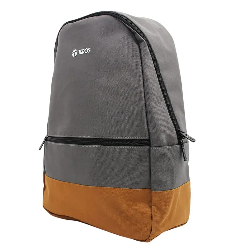 Mochila Teros Nova TE-ACS9020GR Gris y Marrón para Laptop de hasta 15.6" Roll-Top — foto 5