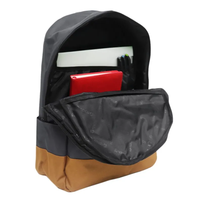Mochila Teros Nova TE-ACS9020GR Gris y Marrón para Laptop de hasta 15.6" Roll-Top — foto 2