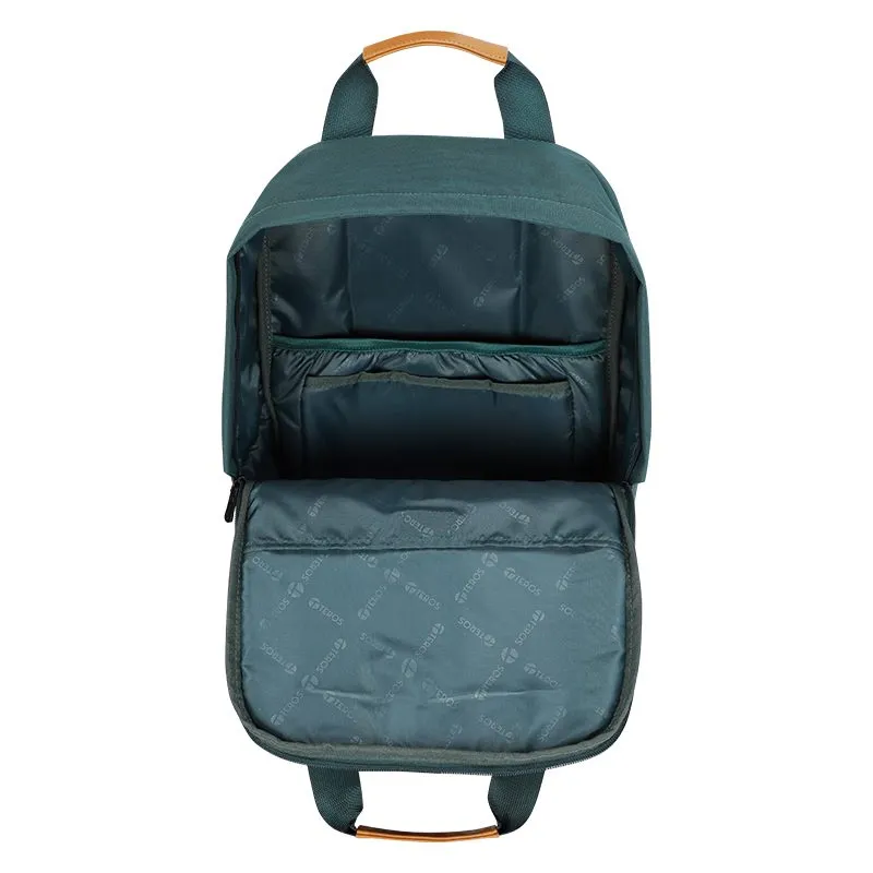 Mochila Teros City II TE-9032GR Verde para Laptop de hasta 15.6" con Bolsillo Oculto — foto 7