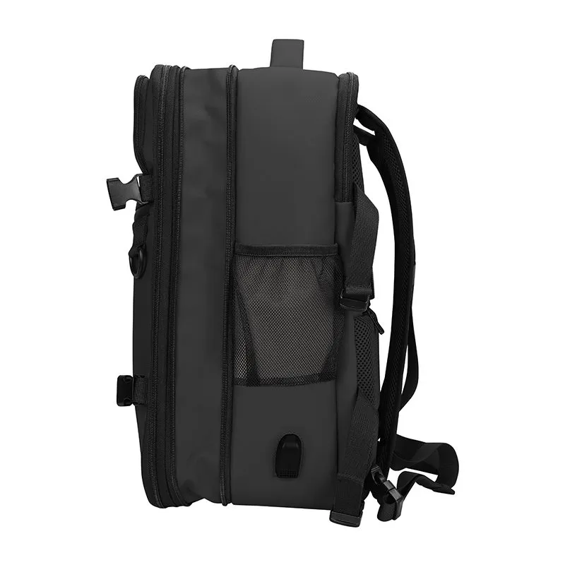 Mochila de Viaje Teros TE-9037BK Negro para Laptop de hasta 15.6" Expandible — foto 3