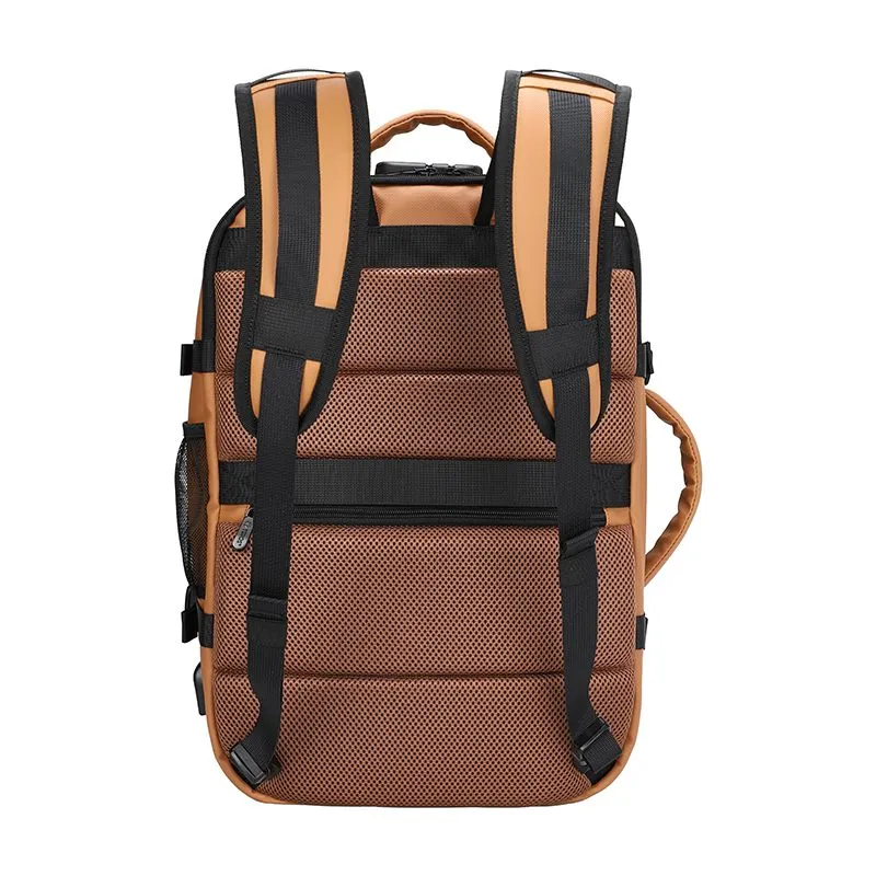 Mochila de Viaje Teros TE-9038BW Marrón para Laptop de hasta 15.6" Expandible — foto 2