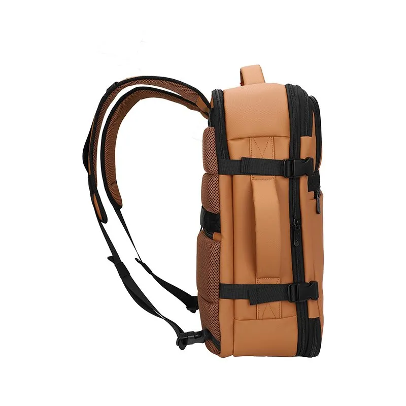 Mochila de Viaje Teros TE-9038BW Marrón para Laptop de hasta 15.6" Expandible — foto 3