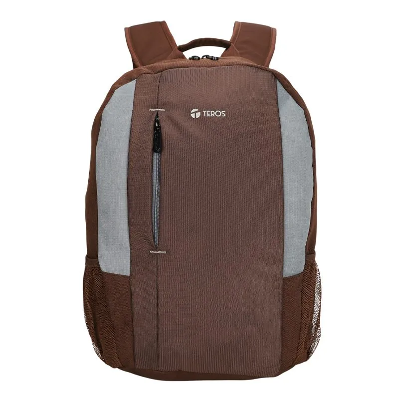 Mochila Teros TE-9040BR Marrón para Laptop de hasta 15.6"