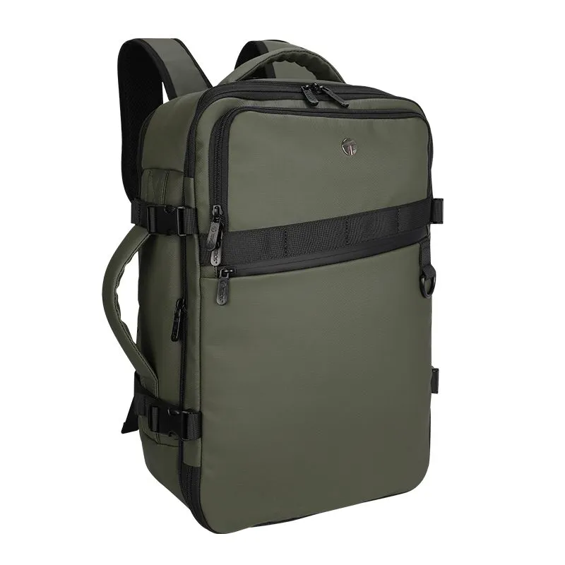 Mochila de Viaje Teros TE-9040DG Verde Oscuro para Laptop de hasta 15.6" Expandible — foto 2