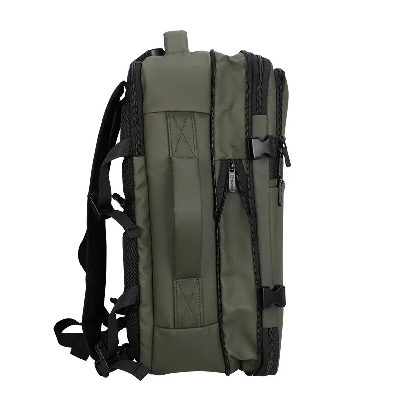 Mochila de Viaje Teros TE-9040DG Verde Oscuro para Laptop de hasta 15.6" Expandible — foto 4