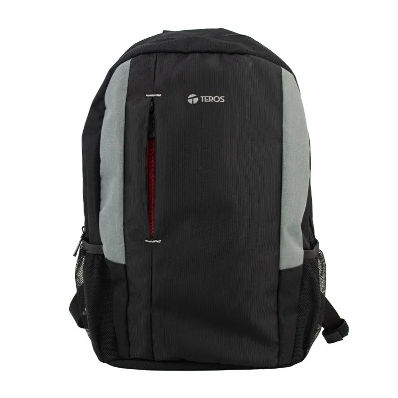 Mochila Teros TE-9040NS Negro y Gris para Laptop de hasta 15.6"