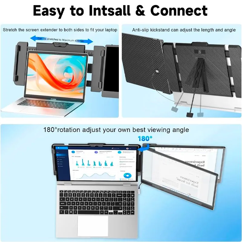 Monitor Portátil Kefeya S1 14" FHD IPS Extensor para Laptop — foto 6