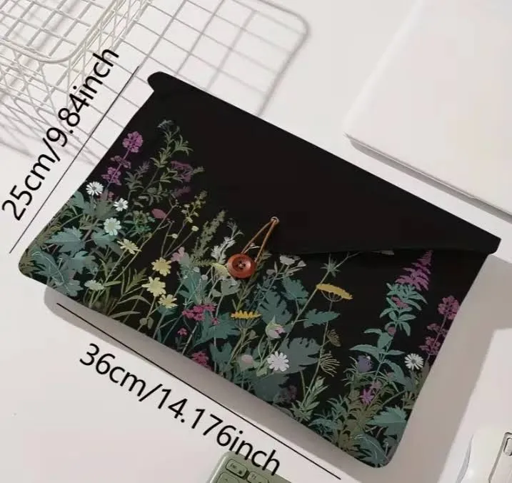 Funda Tipo Sobre 36 x 25 cm con Estampado Floral — foto 2