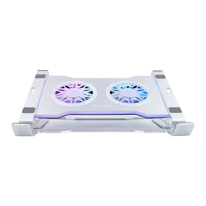 Base Enfriadora para Laptop Teros TE-7135N hasta 16" RGB Plateada — foto 2