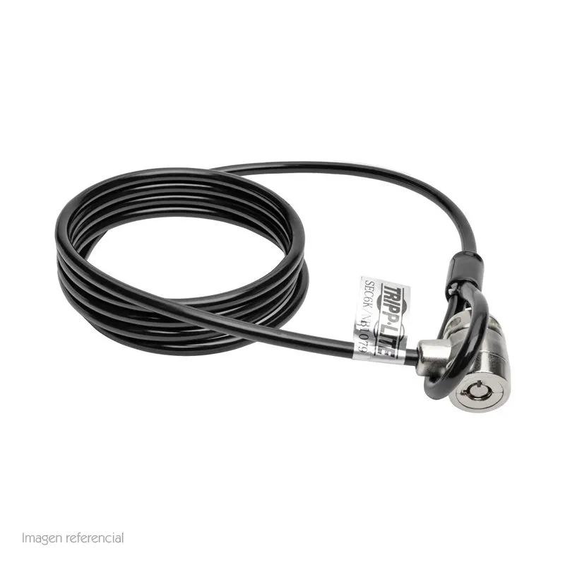 Cable de Seguridad para Laptop Tripp Lite SEC6K con Llave 1.83 m