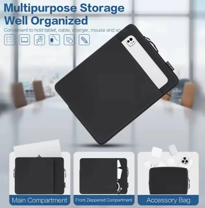 Kit Funda Negra 15.6" y Bolsa Portacables — foto 3
