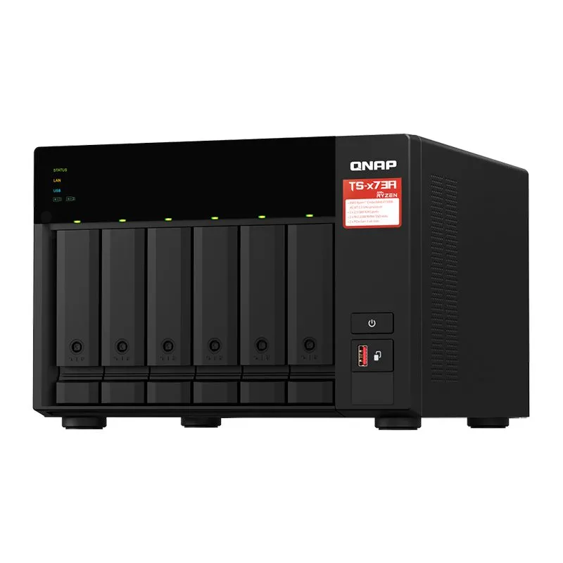 NAS QNAP TS-673A-8G 6 Bahías AMD Ryzen V1500B 8GB 2.5GbE — foto 2