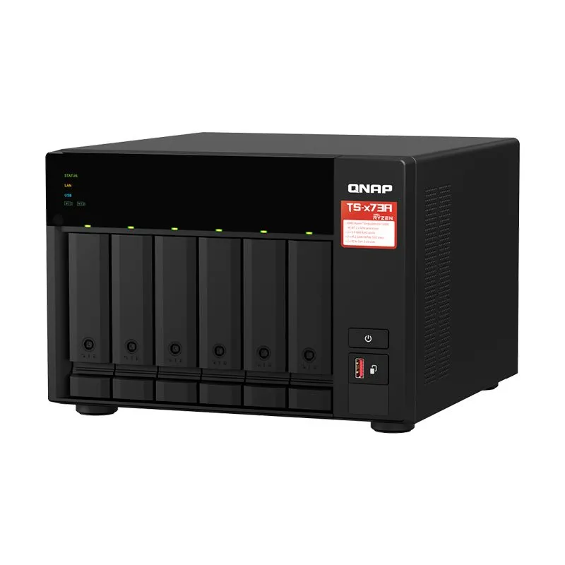NAS QNAP TS-673A-8G 6 Bahías AMD Ryzen V1500B 8GB 2.5GbE — foto 3
