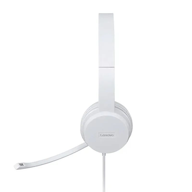 Audífonos Lenovo 110 Estéreo USB-A con Micrófono Cloud Grey — foto 3