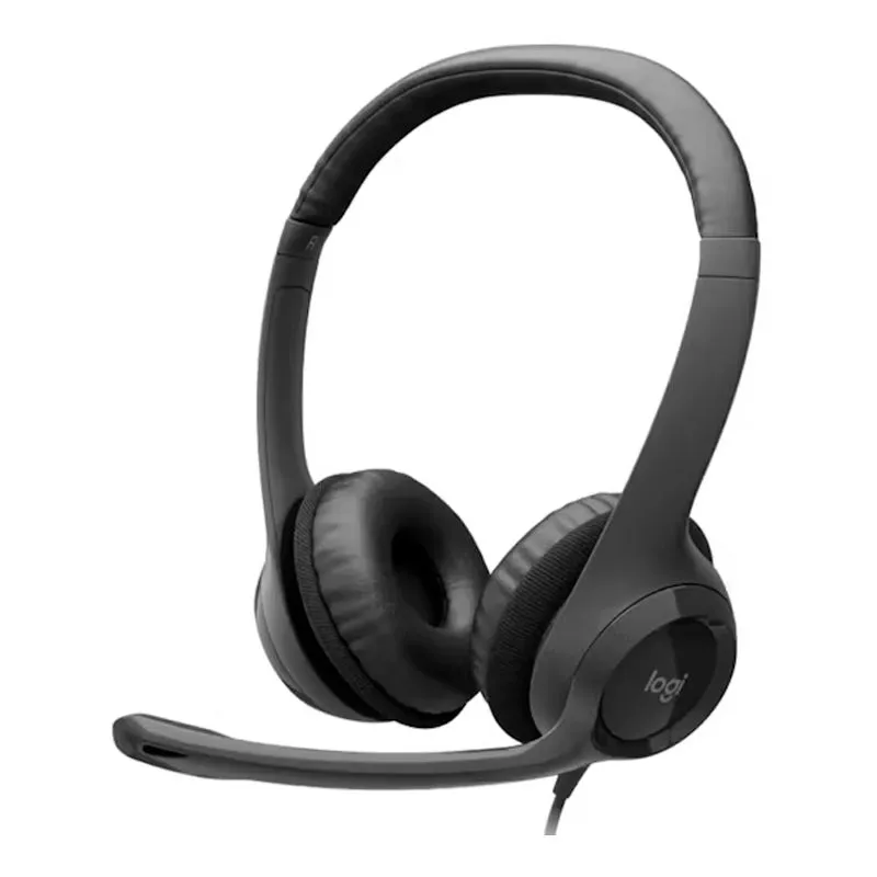 Audífonos Logitech H390 Estéreo On-Ear USB-A con Micrófono Negro