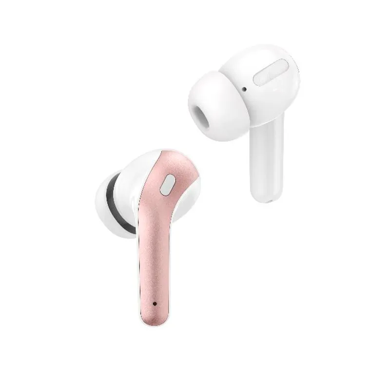 Audífonos Teros TE-8074GR TWS Bluetooth 5.3 IPX5 Rosa/Dorado — foto 4