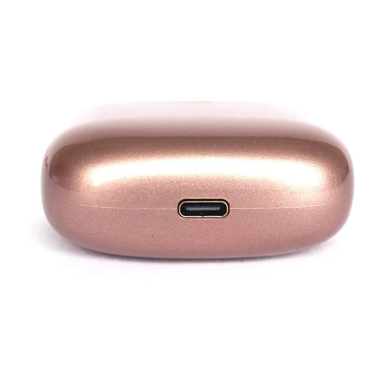 Audífonos Teros TE-8074GR TWS Bluetooth 5.3 IPX5 Rosa/Dorado — foto 5
