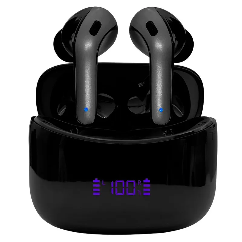 Audífonos Teros TE-8074N TWS Bluetooth 5.3 con Pantalla Digital Negro — foto 2
