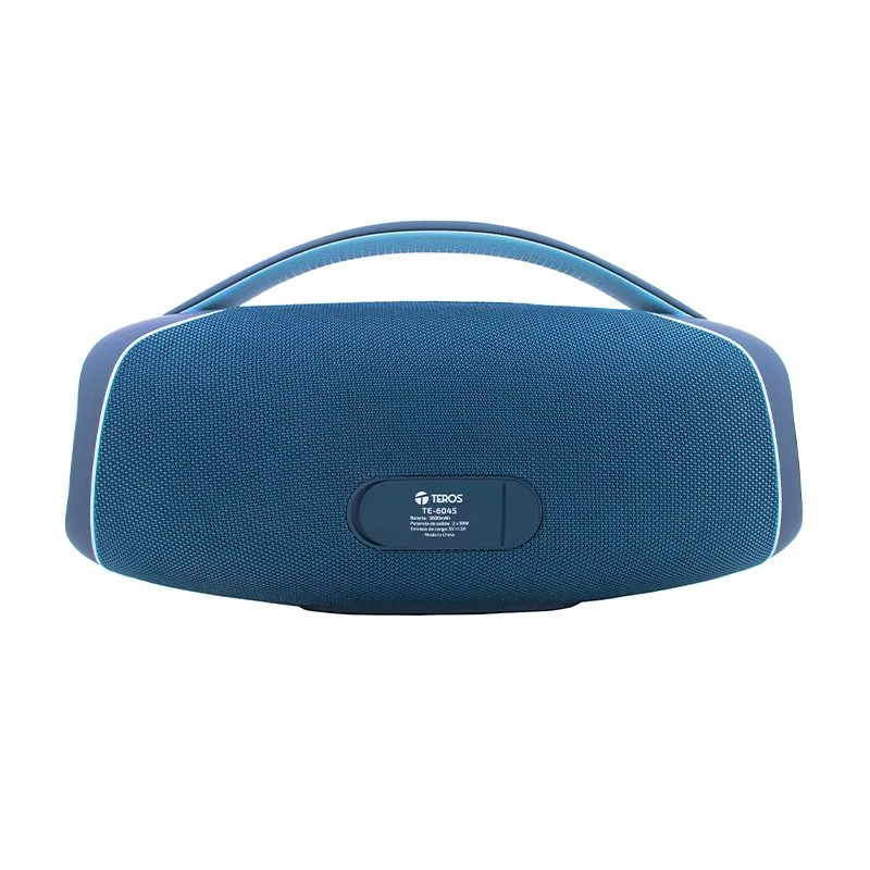 Parlante Teros TE-6045B Bluetooth 60 W IPX5 Radio FM Azul — foto 3
