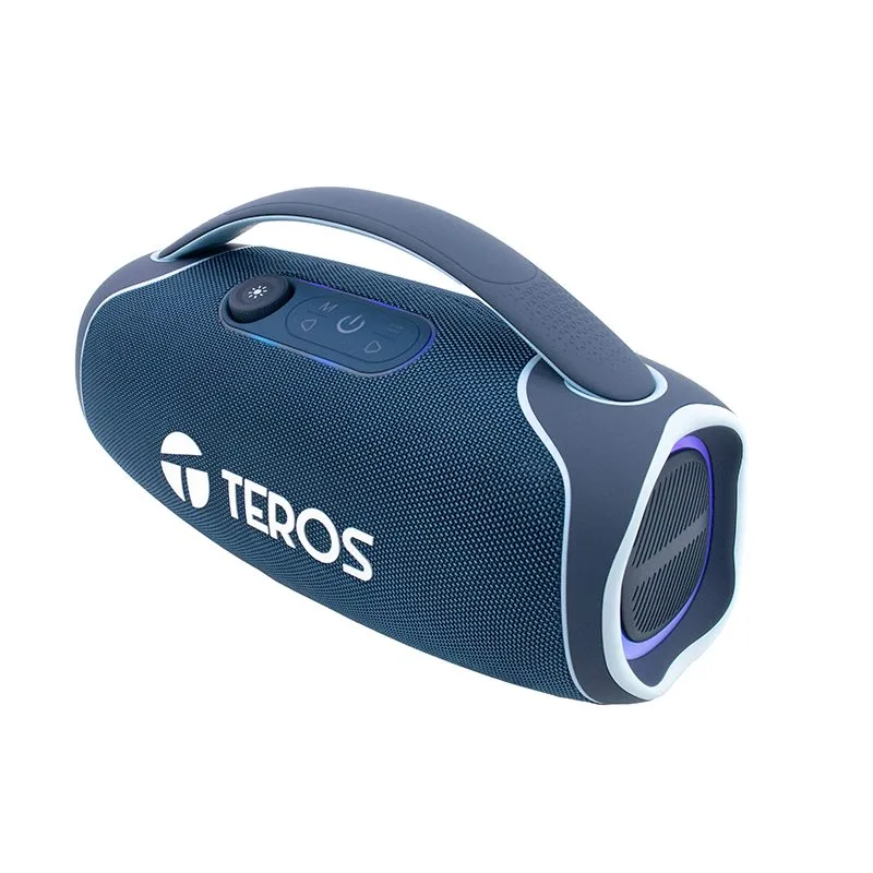 Parlante Teros TE-6045B Bluetooth 60 W IPX5 Radio FM Azul — foto 4