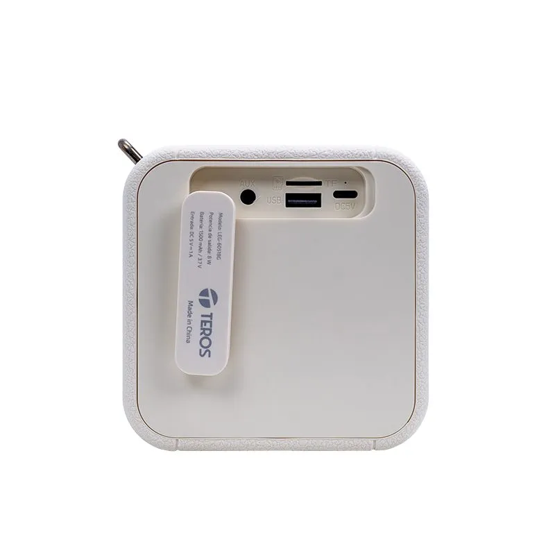 Parlante Teros Legacy LEG-6051BG Bluetooth 5.3 8 W Beige — foto 4