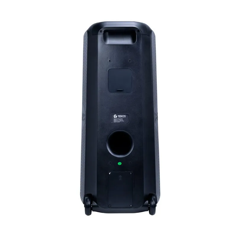 Parlante Torre Teros Vibe TE-VIB6055BLK Bluetooth 5.3 100 W con 2 Micrófonos — foto 7