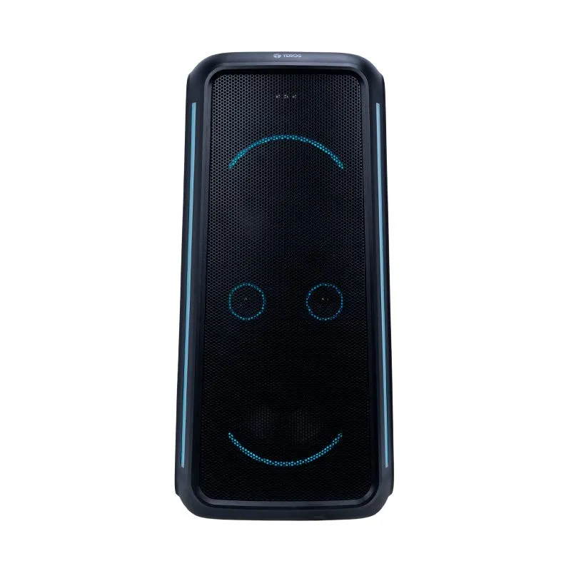 Parlante Torre Teros Vibe TE-VIB6055BLK Bluetooth 5.3 100 W con 2 Micrófonos — foto 4