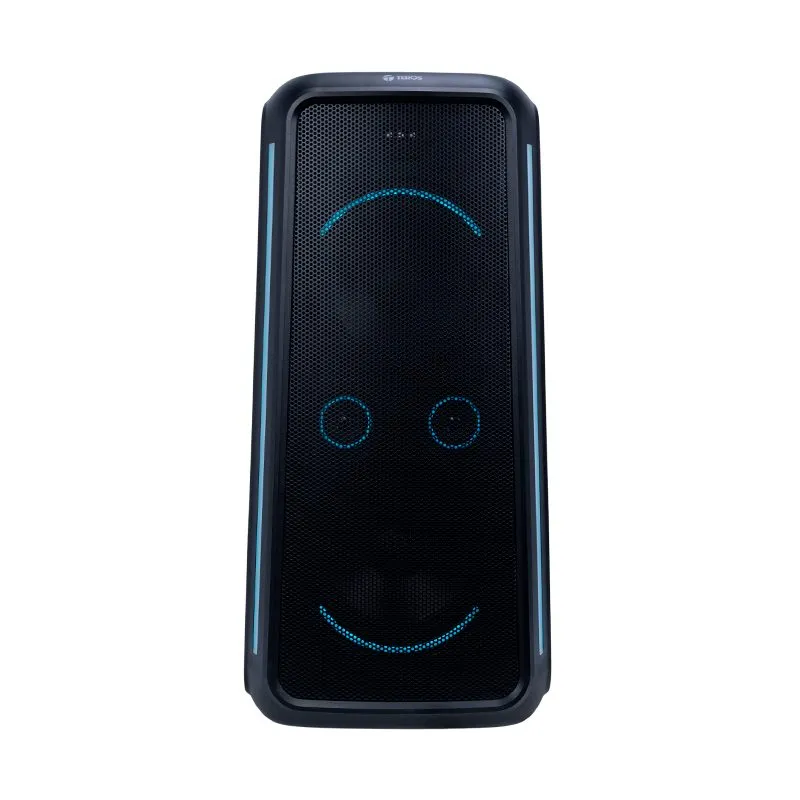 Parlante Torre Teros Vibe TE-VIB6055BLK Bluetooth 5.3 100 W con 2 Micrófonos — foto 2
