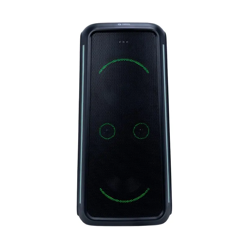 Parlante Torre Teros Vibe TE-VIB6055BLK Bluetooth 5.3 100 W con 2 Micrófonos — foto 5