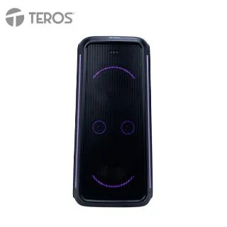 Parlante Torre Teros Vibe TE-VIB6055BLK Bluetooth 5.3 100 W con 2 Micrófonos