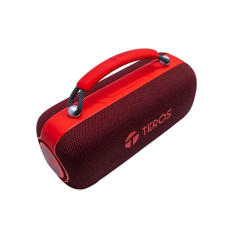Parlante Teros Vibe VB-6049R Bluetooth 5.3 60 W RGB Rojo — foto 2