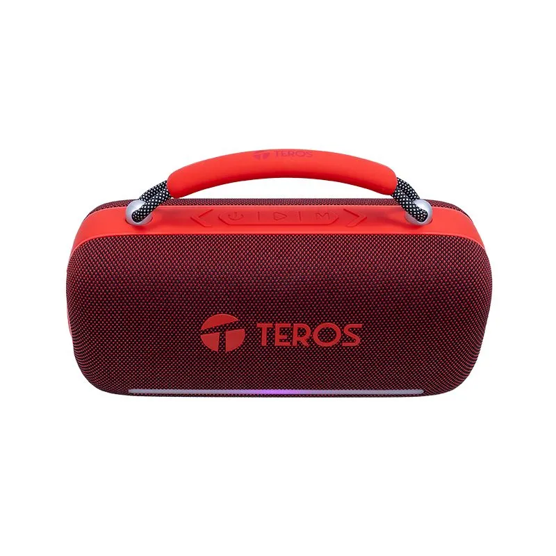 Parlante Teros Vibe VB-6049R Bluetooth 5.3 60 W RGB Rojo — foto 4