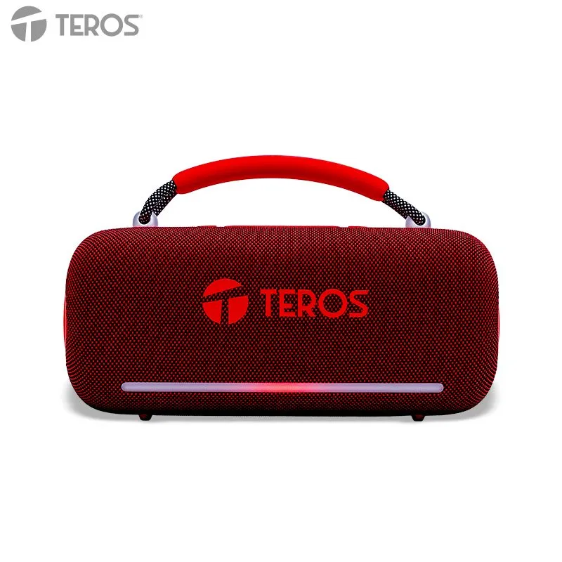 Parlante Teros Vibe VB-6049R Bluetooth 5.3 60 W RGB Rojo