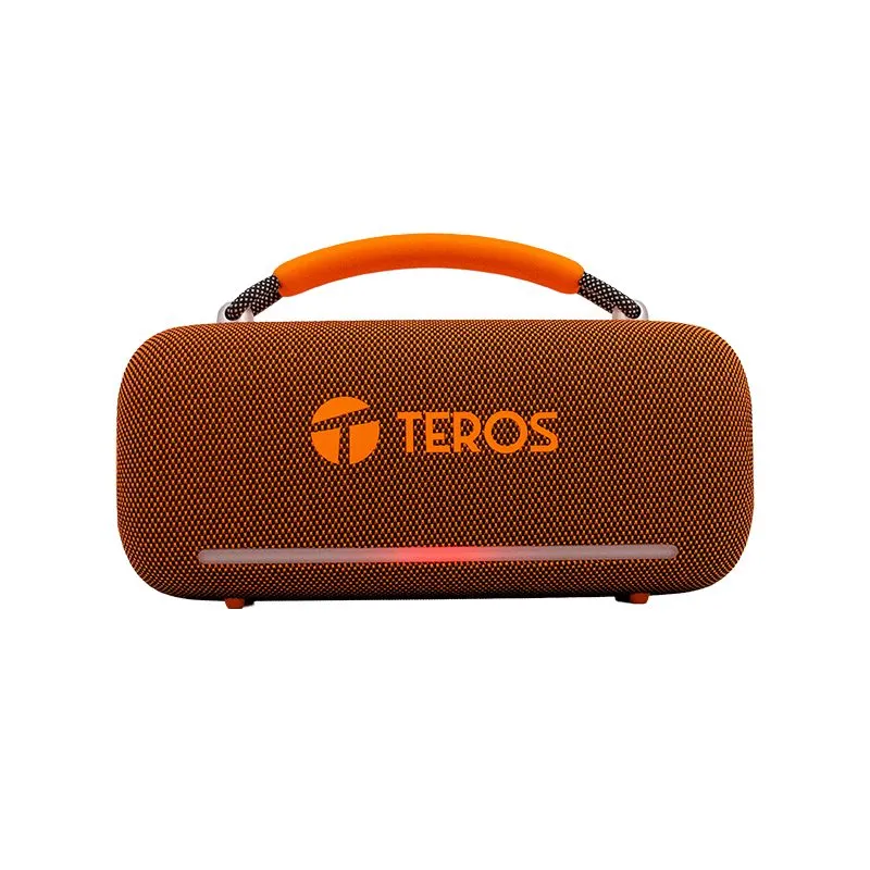 Parlante Teros Vibe VB-6049OR Bluetooth 5.3 60 W RGB Naranja — foto 4