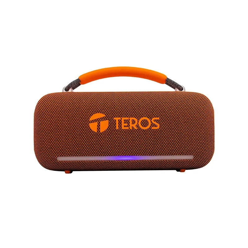 Parlante Teros Vibe VB-6049OR Bluetooth 5.3 60 W RGB Naranja — foto 3