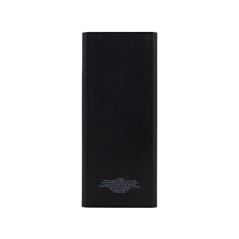 Power Bank Teros TE-7059N 30000mAh 65W con USB-C y Pantalla LED — foto 5