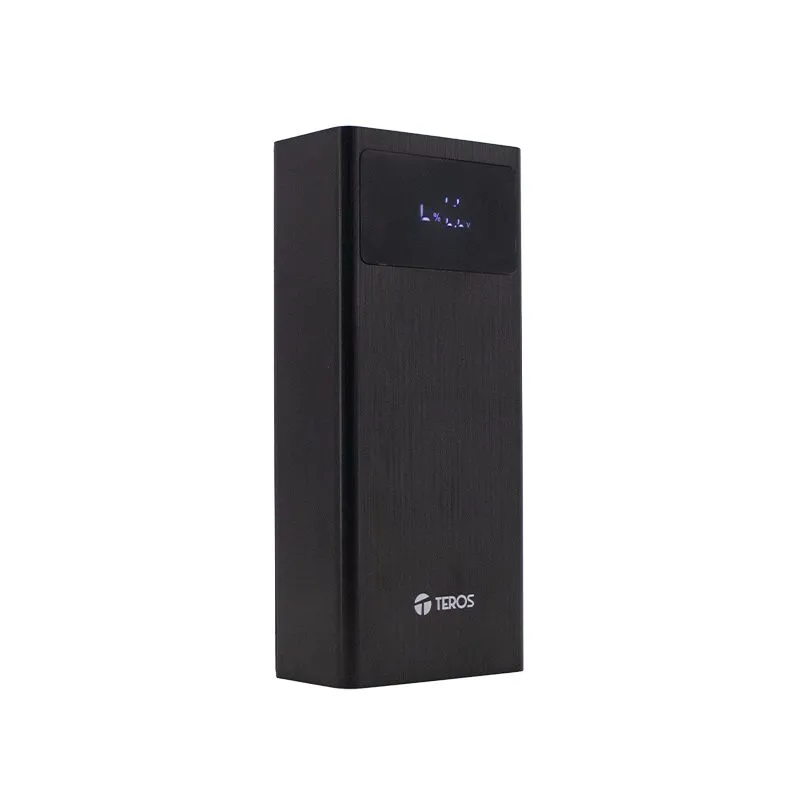 Power Bank Teros TE-7059N 30000mAh 65W con USB-C y Pantalla LED