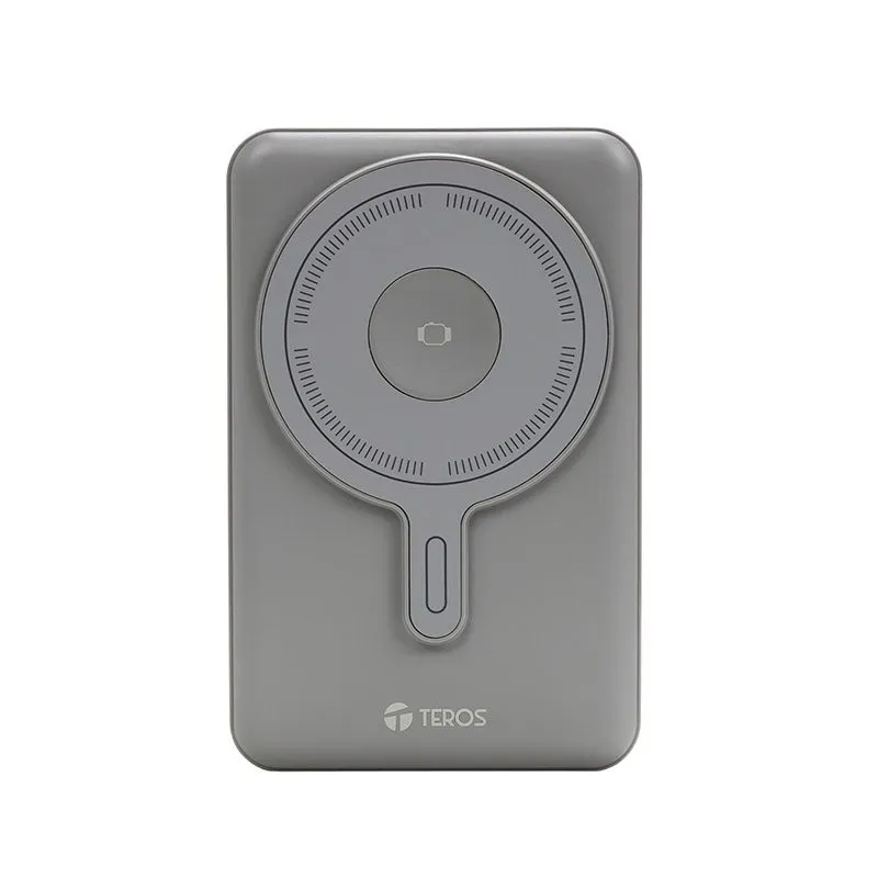 Power Bank Teros TE-7060GY 10000mAh 22.5W con Carga Magnética Gris