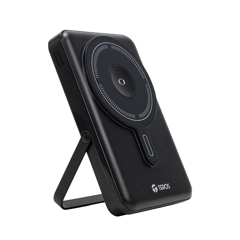 Power Bank Teros TE-7060N 10000mAh 22.5W con Carga Magnética Negro — foto 4