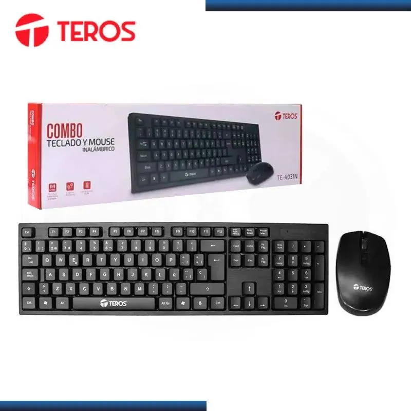 Combo Teclado y Mouse Teros TE-4031N Inalámbrico — foto 2