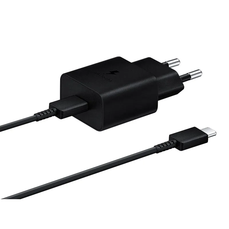 Cargador USB-C Samsung 15W Carga Rápida con Cable