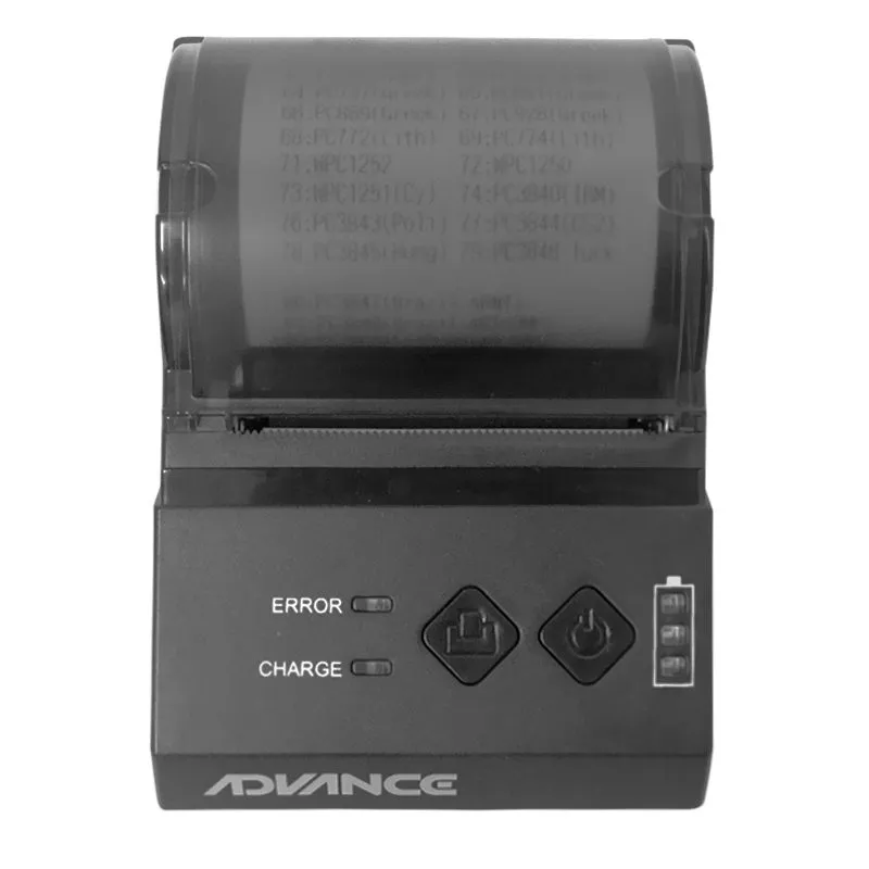 Ticketera Térmica Portátil Advance ADV-7011N 58 mm Bluetooth USB — foto 4