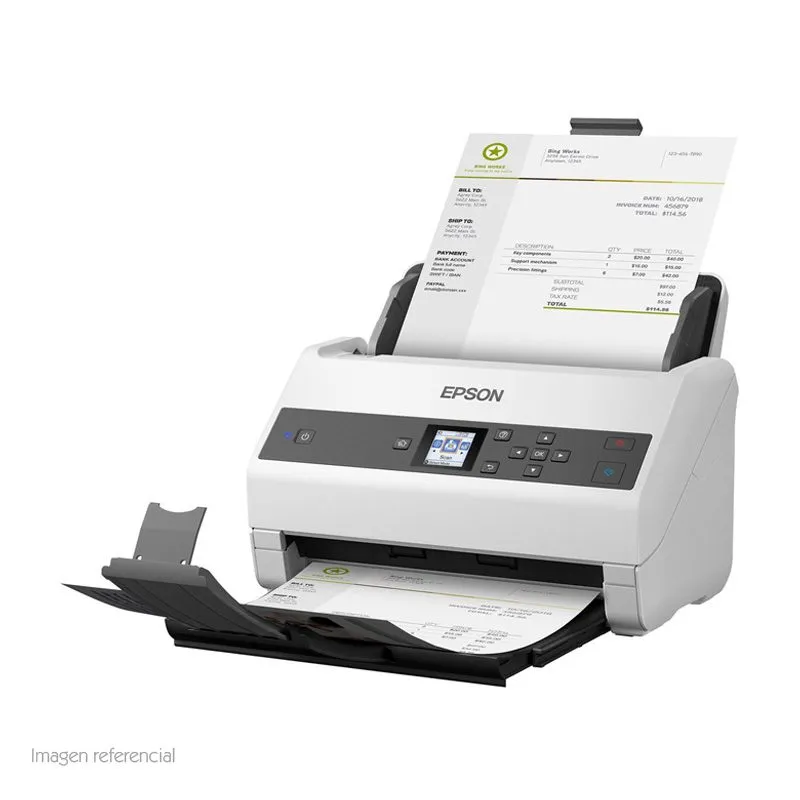 Escáner de Documentos Epson WorkForce DS-870 65 ppm Dúplex ADF 100 Hojas USB 3.0